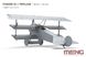 Assembled model 1/24 plane Fokker Dr.I Triplane Meng QS-003