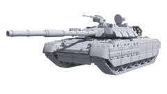 Сборная модель 1/72 из смолы 3D печать украинский боевой танк Т-84 «Оплот» (Т-84У) BOX24 72-010