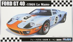 Збірна модель 1/24 автомобіль Ford GT40 -1968 Le Mans Championship Car Fujimi 12605