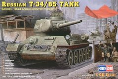Сборная модель 1/48 советский танк T-34/85 Tank (Model 1944/Angle-Jointed Turret) HobbyBoss 84809