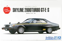 Сборная модель 1/24 автомобиля Nissan KHGC211 Skyline HT2000 Turbo GT-E.S '81 Aoshima 06108