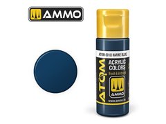 Acrylic paint ATOM Marine Blue Ammo Mig 20103