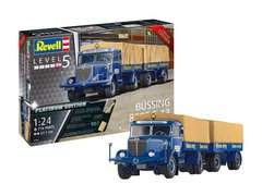 Сборная модель 1/24 грузовик Büssing 8000 S 13 with Trailer Revell 07580