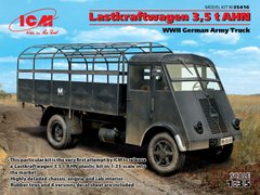 Сборная модель 1/35 Lastkraftwagen 3,5 t AHN, грузовой автомобиль германской армии 2 Мировой войны ICM 35416