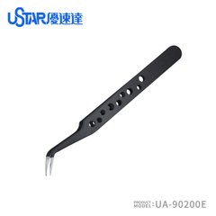 Curved tweezers with pointed tips U-STAR UA-90200
