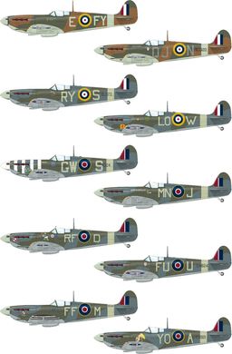 Збірна модель 1/48 два літаки Spitfire Story: The Sweeps Mk.Vb Eduard 11153