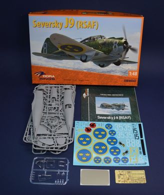 Assembled model 1/48 fighter Seversky J9 (RSAF) DW 48042