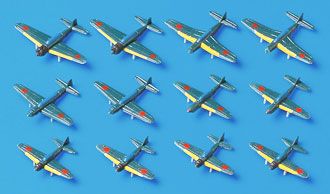 Збірна модель 1/700 набір авіаносних літаків ВМС Японії Tamiya 31516