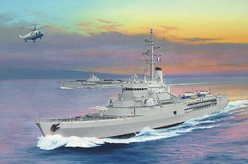Сборная модель 1:350 корабль French Navy Helicopter Cruiser Jeanne d&rsquo;Arc (1964) Trumpeter 05636
