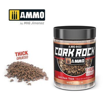 Texture CREATE CORK Cork Rock Thick Ammo Mig 8422