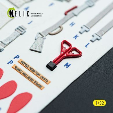 3D stickers 1:32 on MiG-21 F-13 for the interior of the Trumpeter Kelik K32043 set