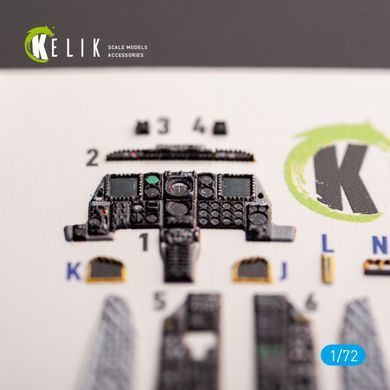 3D наклейки 1:72 для A-10C Thunderbolt II (GWH) Kelik K72190