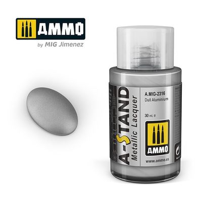 Матовое покрытие A-STAND Dull Aluminium Тусклый алюминий Ammo Mig 2316