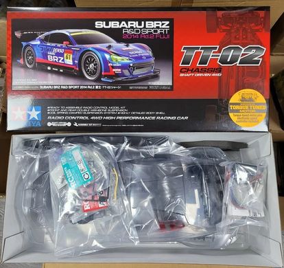 Збірна модель 1/10 на дистанційному управлінні TT-02 Subaru BRZ R&D Sport 2014 Rd2 Fuji Tamiya 58607