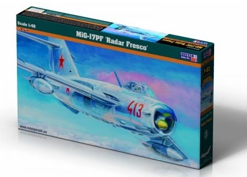 Assembled model 1/48 aircraft MiG-17PF Radar Fresco MisterCraft F-03