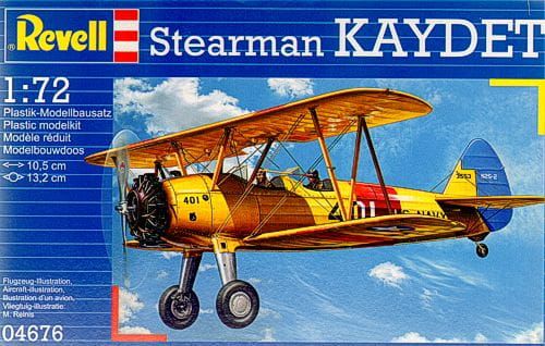 Сборная модель 1/72 Самолета Stearman Kaydet Revell 04676