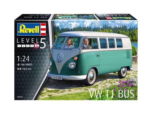 Prefab model 1/24 van VW T1 Bus Revell 07675