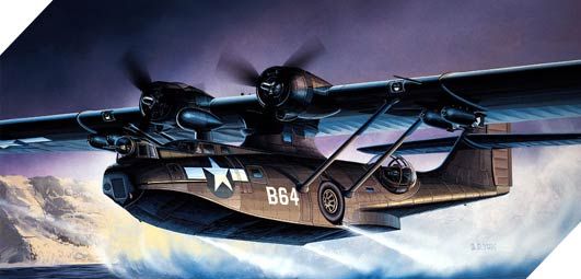 Збірна модель 1/72 літак PBY-5A "Black Cat" Academy 12487