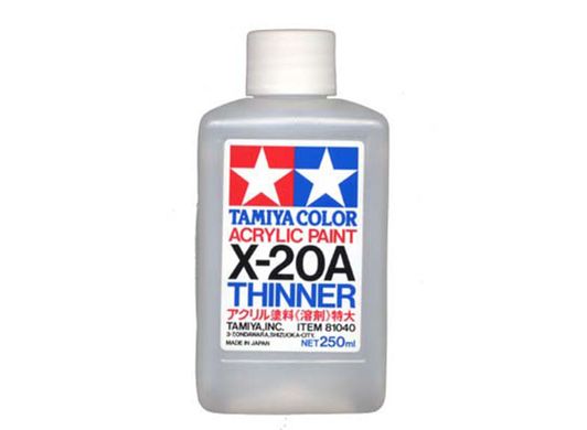 Растворитель акриловый X20A (Acrylic Thinner X-20A) Tamiya 81040