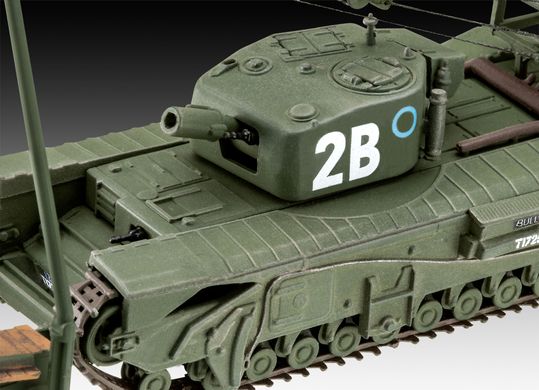 Збірна модель 1/76 танк Churchill A.V.R.E. Revell 63297