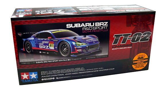 1/10 RC model TT-02 Subaru BRZ R&D Sport 2014 Rd2 Fuji Tamiya 58607