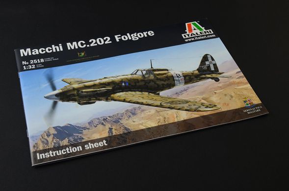 Сборная модель 1/32 самолет Macchi MC.202 Folgore Italeri 2518