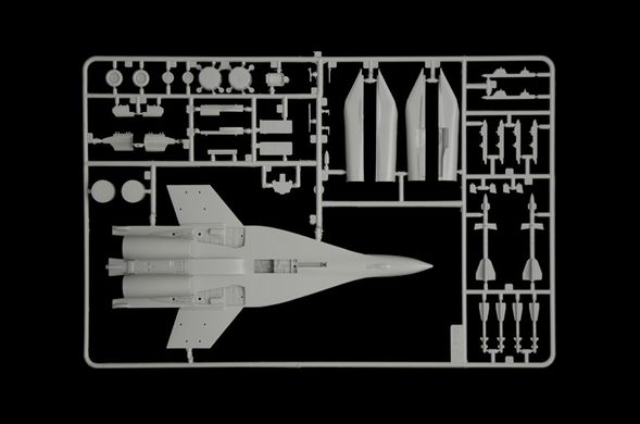 Збірна модель 1/72 військовий літак MiG-29 "Fulcrum" Italeri 1377