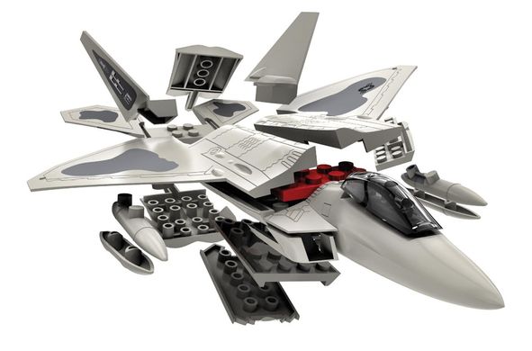 Assembled model airplane designer QUICKBUILD F22 Raptor Airfix J6005