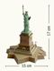 Збірна модель 1/540 статуя Свободи Світова архітектурна серія Italeri 68002