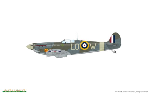 Збірна модель 1/48 два літаки Spitfire Story: The Sweeps Mk.Vb Eduard 11153