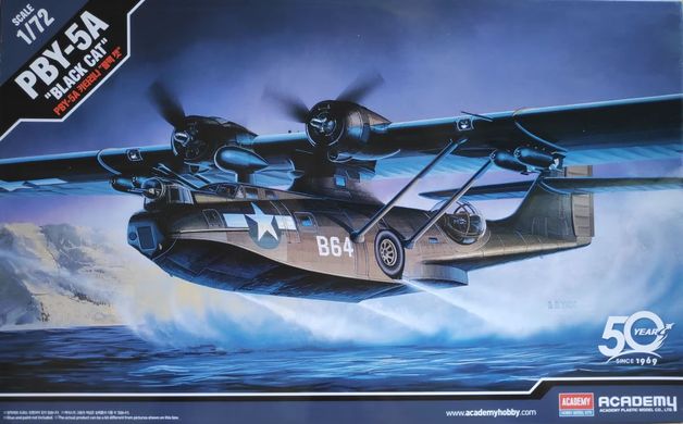Збірна модель 1/72 літак PBY-5A "Black Cat" Academy 12487