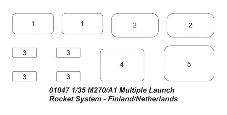 Збірна модель 1/35 САУ M270/A1 Multiple Launch Rocket System Trumpeter 01047