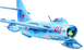 Сборная модель 1/48 самолет MiG-17PF Radar Fresco MisterCraft F-03