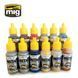 Набір акрилових фарб Металіки Metallic Colors (Acrylic Set) Ammo Mig 7175