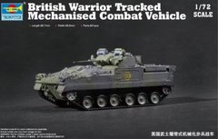 Сборная модель 1/72 британская гусеничная боевая механизированная машина Warrior Trumpeter 07101