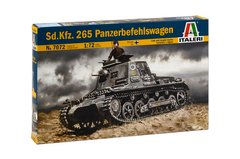 Збірна модель 1/72 танк Sd.Kfz. 265 Panzerbefehlswagen Italeri 7072