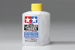 Растворитель для нитро красок Lacquer Thinner 250ml Tamiya 87077