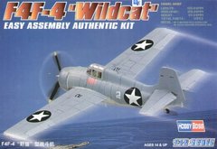 Сборная модель 1/72 самолет F4F-4 "Wildcat" Easy Assembly HobbyBoss 80220
