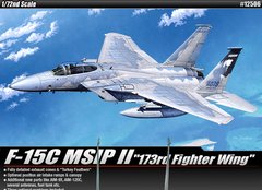 Assembled model 1/72 fighter F-15C MSIP II [173rd Fighter Wing] Academy 12506