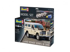 Сборная модель 1/24 автомобиль Model-Set Land Rover Series III LWB Commercial Revell 67056