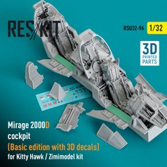 3D-наклейками) для комплекту Kitty Hawk / Zimimodel (3D-друк) Reskit RSU32-0096, В наявності