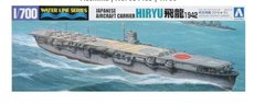 Збірна модель 1/700 авіаносець Japanese Aircraft Carrier Hiryu 1942 Aoshima 03148