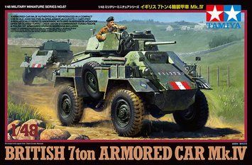 Сборная модель 1:48 Британский 7-тонный бронеавтомобиль Mk.IV Tamiya 32587