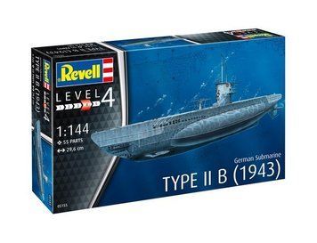 Сборная модель подводной лодки German Submarine Type II B (1943) Revell 05155