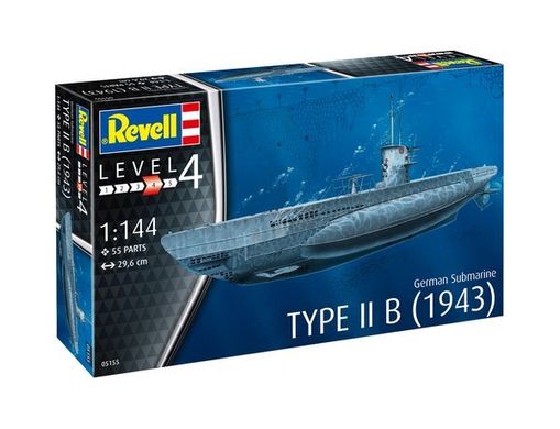Сборная модель подводной лодки German Submarine Type II B (1943) Revell 05155