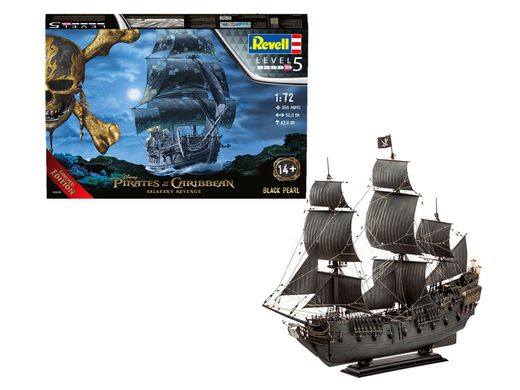 1/72 Pirates of the Caribbean Revell 05699 Jack Sparrow Ship "BLACK PEARL"