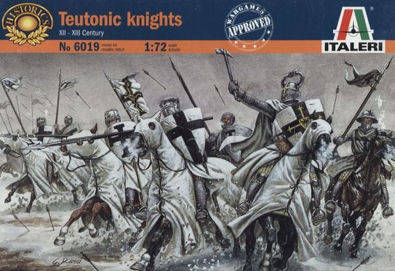 Збірна модель 1/72 фігури чернечо-військового ордена Teutonic Knights Italeri 6019