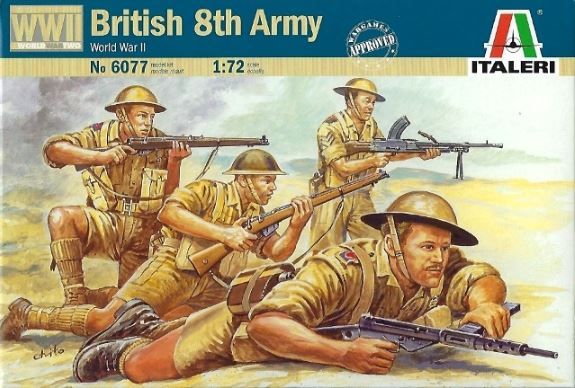 Фігури 1/72 World War II British 8th Army Italeri 6077