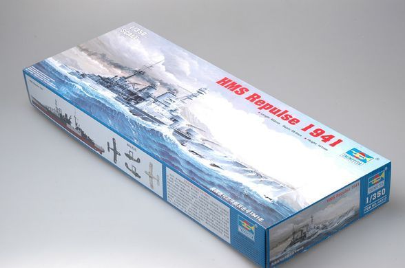 Сборная модель 1:350 корабль HMS Repulse 1941 Trumpeter 05312