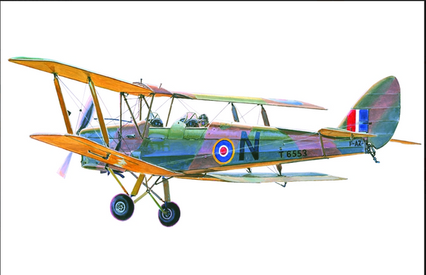 Збірна модель 1/48 літак D.H.82 'Tiger Moth' MisterCraft E-42